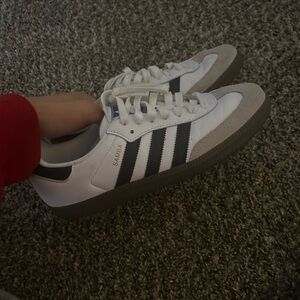 Adidas Samba Classic White and Black Shoes